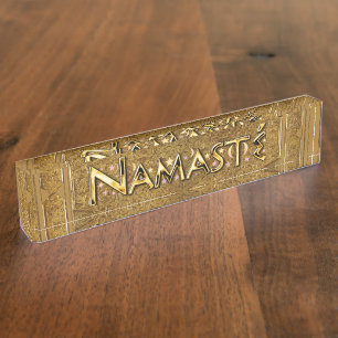 Namaste Nameplate