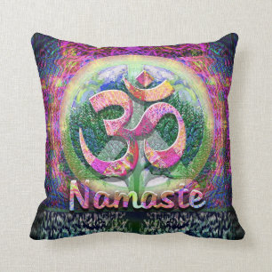 Namaste Peace Symbol Cushion