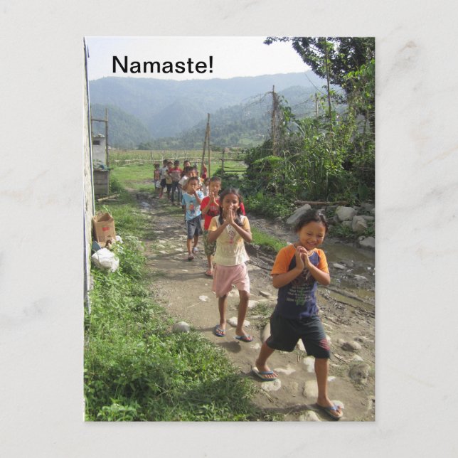 Namaste! Postcard (Front)