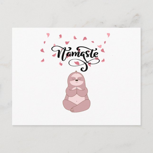 namaste  postcard (Front)
