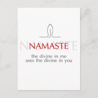 Namaste Postcard