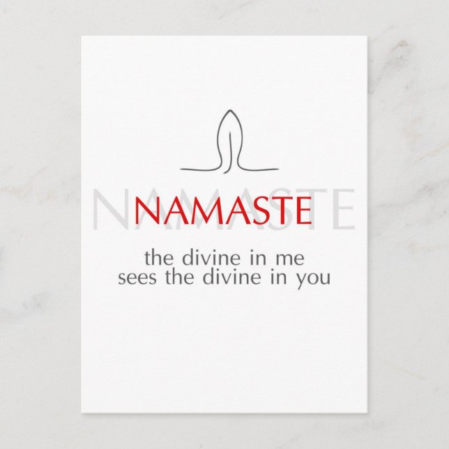 Namaste Postcard (Front)