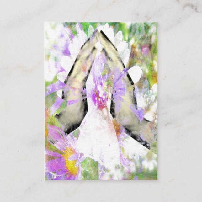Namaste Prayer Praying Hands Business Cards (Front)