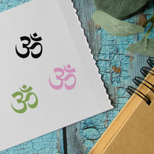Namaste Sign Rubber Stamp