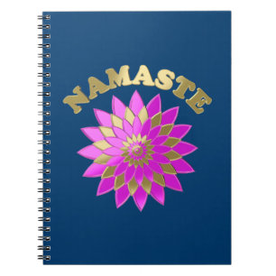 Namaste Spiral Notebook