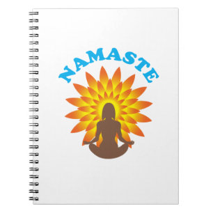 Namaste Spiral Notebook