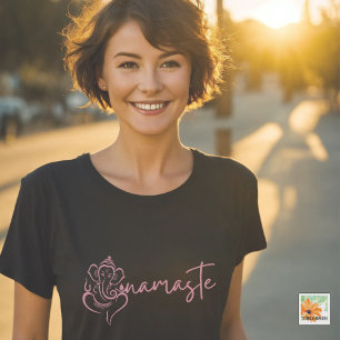 namaste spiritual gift meditation yogi girl T-Shirt