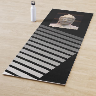Namaste: Statue Yoga Mat