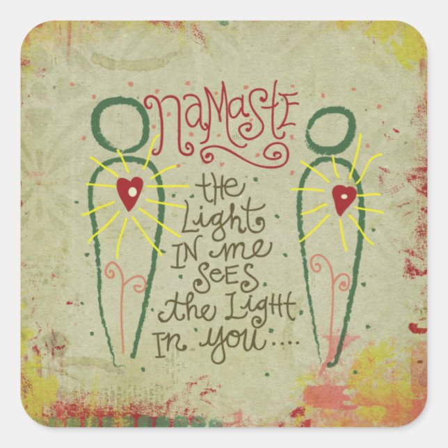 Namaste sticker (Front)