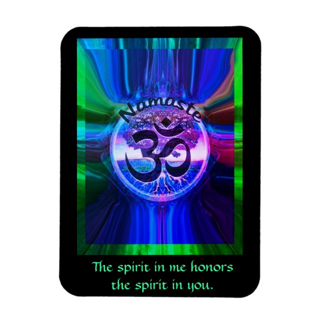 Namaste Symbol Magnet (Vertical)