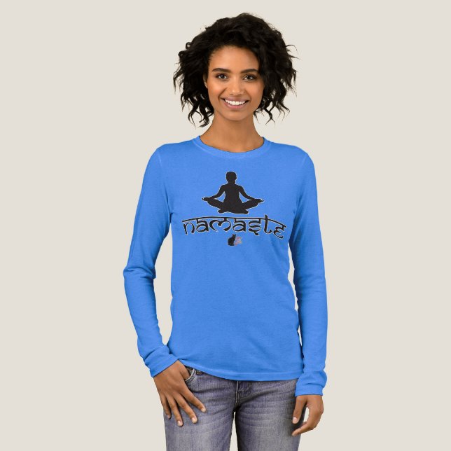Namaste T-Shirt Tri-Blend Shirt (Full Front)