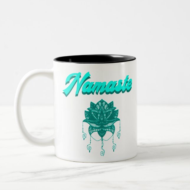 Namaste Two-Tone Coffee Mug (Left)