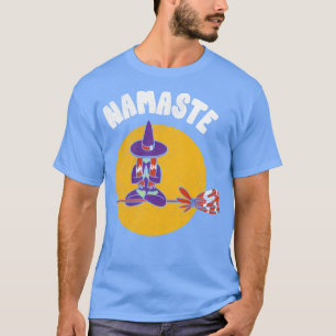 Namaste Witch Halloween Yoga Halloween Asanas for  T-Shirt