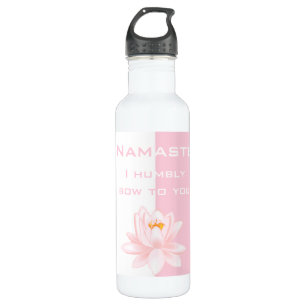Namaste with Lotus flower 710 Ml Water Bottle