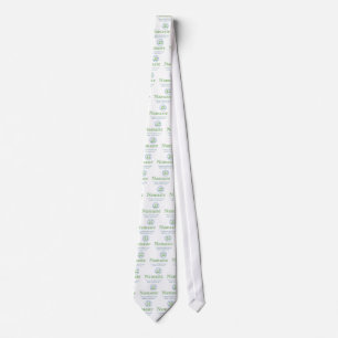 Namaste - with quote and Om symbol Tie