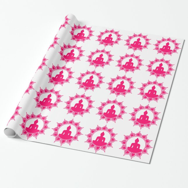 Namaste Wrapping Paper (Unrolled)