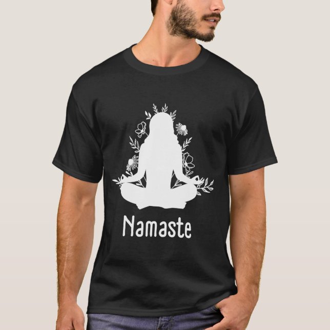 Namaste YOGA Meditation Spiritual Self Love Relaxa T-Shirt (Front)
