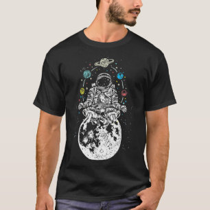 Namaste Yoga Space Travel Cosmonaut Astronomy Gift T-Shirt