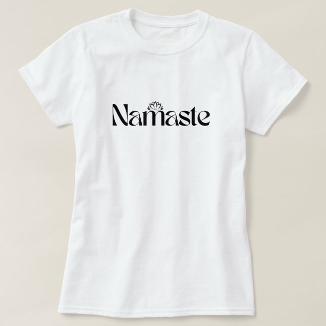 Namaste yoga T-shirt (Design Front)