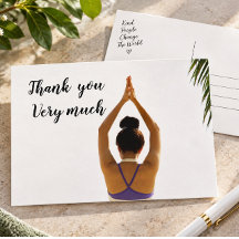 Namaste Yoga woman raise hand Thank you