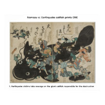 Namazu-e: Earthquake catfish prints ONE