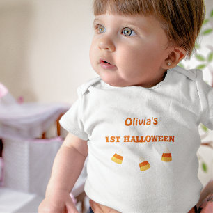 Name 1st Halloween Newborn-24mos One-Piece Baby Bodysuit