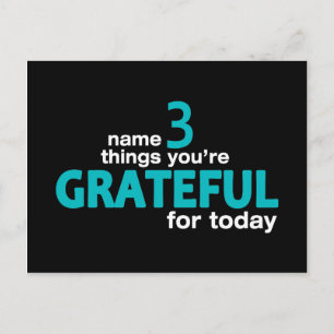 Name 3 Things... Collection Postcard