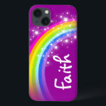 Name 5 letter rainbow purple ipad mini case<br><div class="desc">Help protect your child's ipad mini with this pretty rainbow design girls ipad mini case. Personalise with your child's name up to 5 letters. This example reads Faith. (***Please note some names will not always fit due to the nature of the font. 
 
 Exclusively designed and illustrated by Sarah Trett.</div>