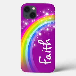 Name 5 letter rainbow purple ipad mini case