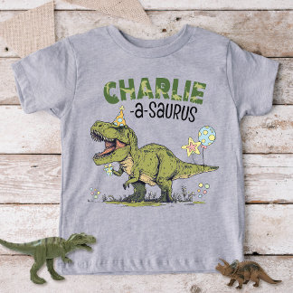 Name-a-saurus TRex Dinosaur Custom Birthday Party
