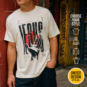 Name above all Name Jesus grunge modern streetwear T-Shirt