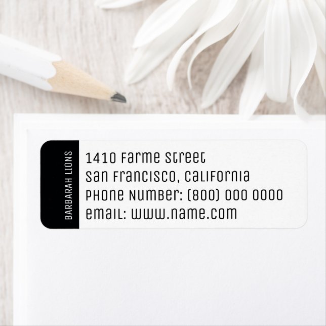 Name, address, phone number & email information (Insitu)