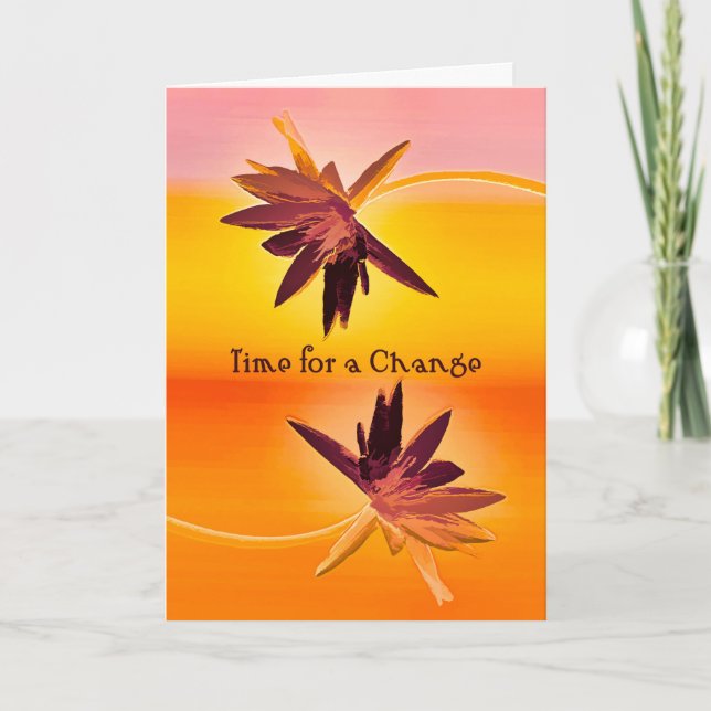 Name and Gender Announcement Card. (Front)