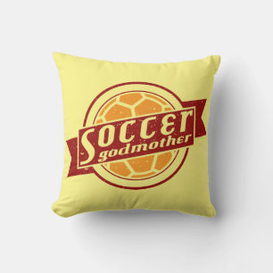 Name And Number Soccer Godmother Cushion