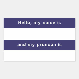 Name and Pronoun Tags