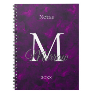 Name and Year Monogrammed Notebook