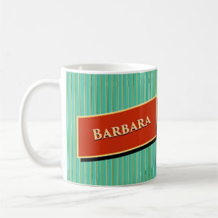 Name and Zodiac sign Barbara and Cancer Coffee Mug
