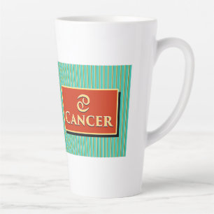 Name and Zodiac sign Barbara and Cancer Latte Mug