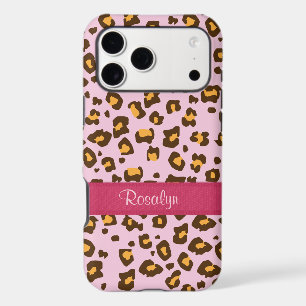 Name animal leopard print pink brown