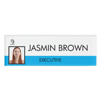 Name Badge Card & Custom QR Code Employee