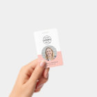 Name Badge Card | Custom QR Code Employee ID Badge