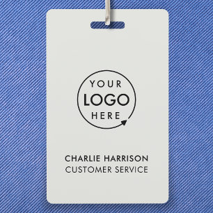 Name Badge Card Employee Staff Custom ID Badges