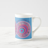 Name Blue Purple Pink Heart Circles Roman Numerals