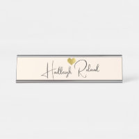Name Calligraphy Monogram Heart