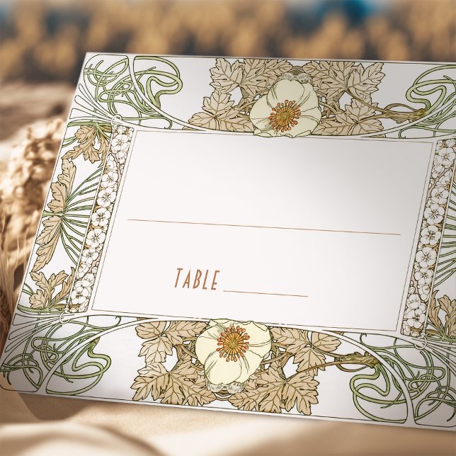 Name Cards Wedding Table Vintage Art Nouveau (Creator Uploaded)