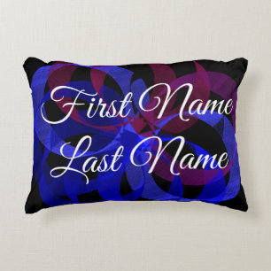 Name Change Figure 8 Geometric Accent Pillow
