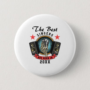 Name Choir Singer Birthday 6 Cm Round Badge