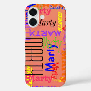 Name Collage iPhone 16 Case