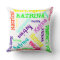 Name Collage Pillow in Bright Electric Colours
