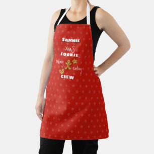 Name - Cookie Baking Eating Crew-Gingerbread Pals Apron